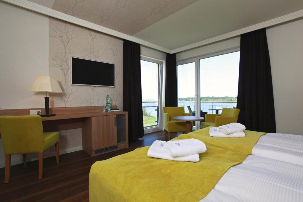Hotel Warnow Rostock Chambre photo